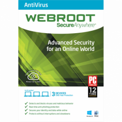 Webroot Antivirus 1 Year 3 Devices GLOBAL