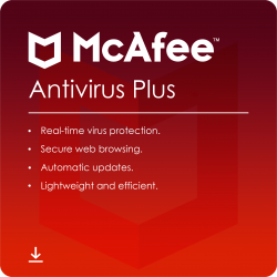 McAfee AntiVirus Plus 1 Year 1 Device GLOBAL