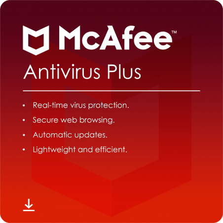 McAfee AntiVirus Plus 1 Anno 10 Dispositivi GLOBAL