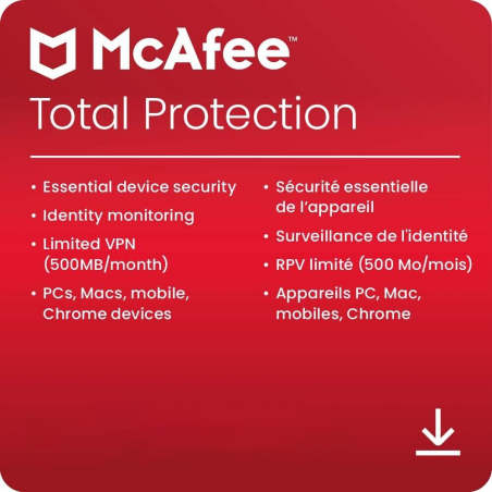 McAfee Total Protection (1 Anno / 10 Dispositivi) [UK/EU]