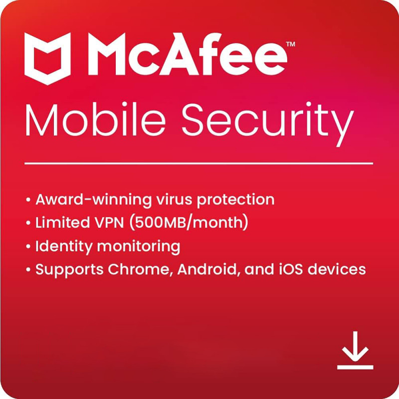 McAfee Mobile Security (1 Jahr / 1 Android) [GLOBAL]