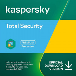 Kaspersky Total Security 1 Year 10 Devices UK