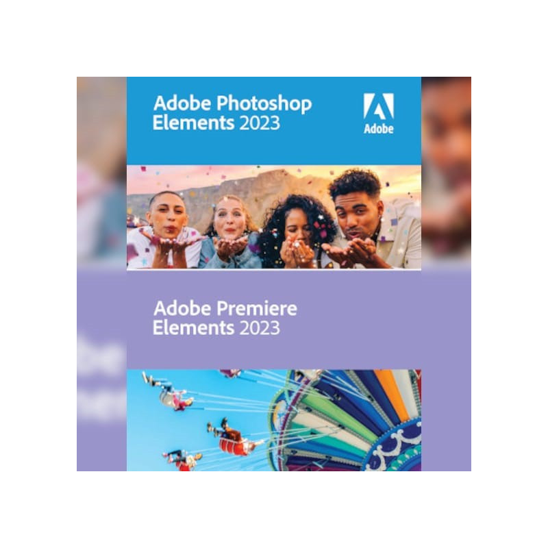 Adobe Photoshop & Premiere Elements 2023 - Lifetime License /