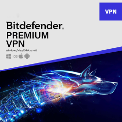 Bitdefender Premium VPN (1 Anno / 10 Dispositivi) [GLOBAL]