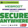 Webroot Internet Security Complete 1 Anno 3 Dispositivi GLOBAL