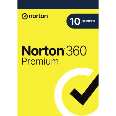 Norton 360 Premium 75 GB Cloud Storage (1 Year / 10 Devices)